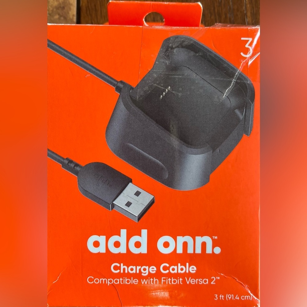 Charge Cable add onn Compatible with Fitbit Versa 2 3'.